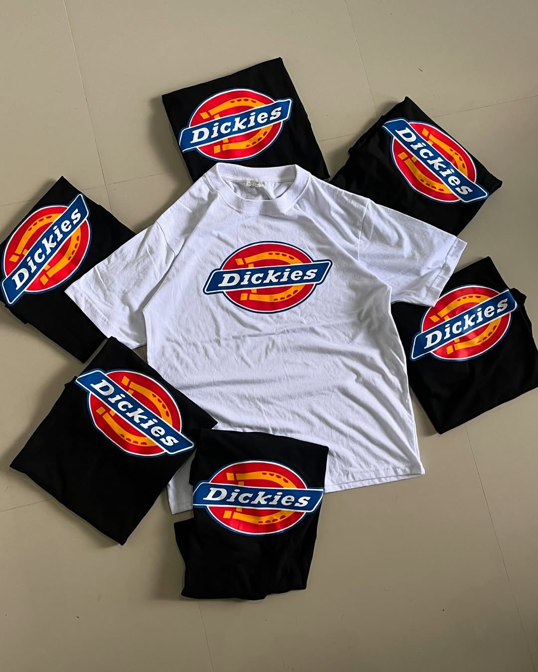 Dickies Logo T-Shirt – Black & White Streetwear Tee (S–L)