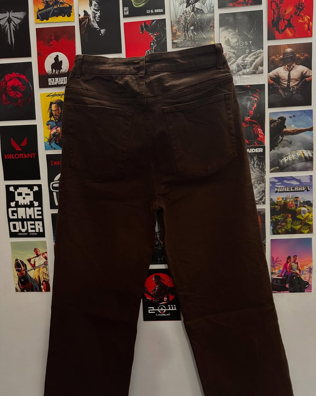 Back view of Junk Fits Baggy Jeans