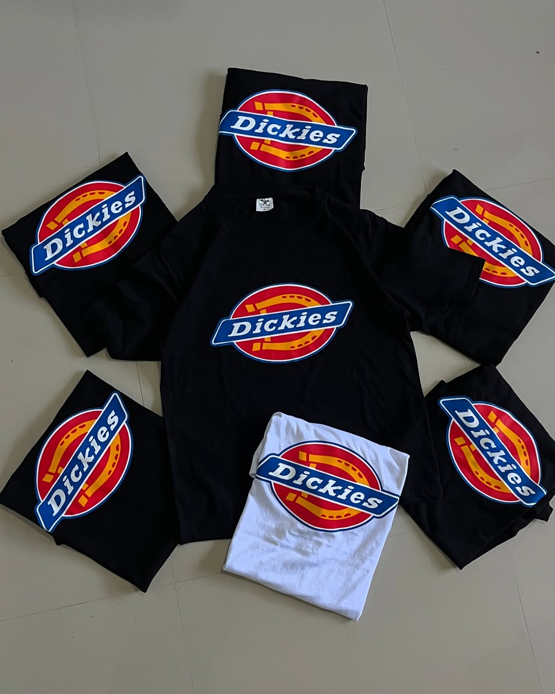 Dickies Logo T-Shirt – Black & White Streetwear Tee (S–L)