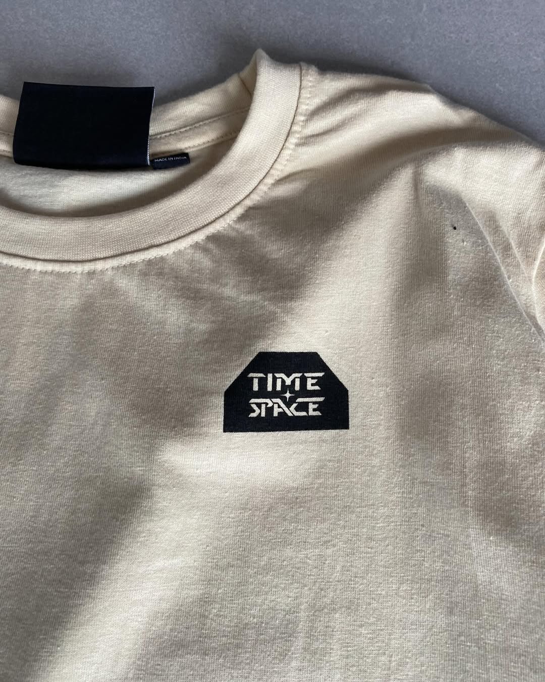 Junk Fits Astronaut Graphic T-Shirt with moon and spacewalk design front

