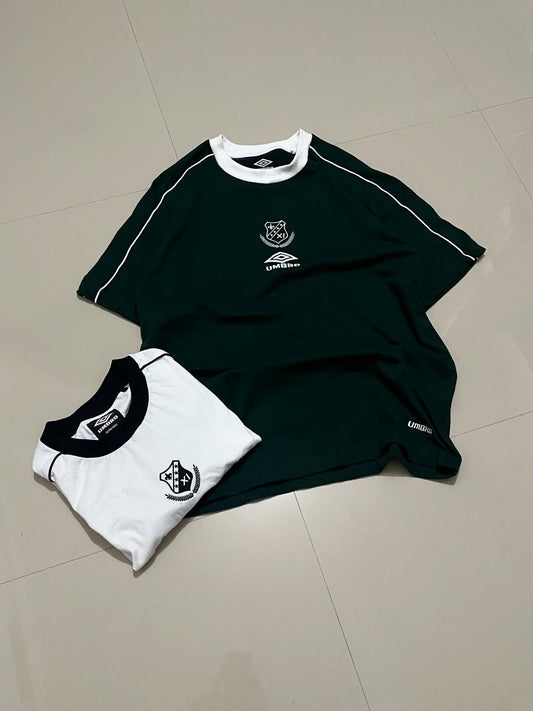 JUnkFits five sleeve tshirts White & Green Combo