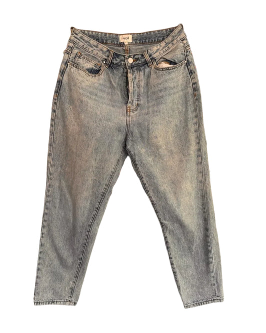 Front view of Junk Fits Branded Baggy Jeans for Men